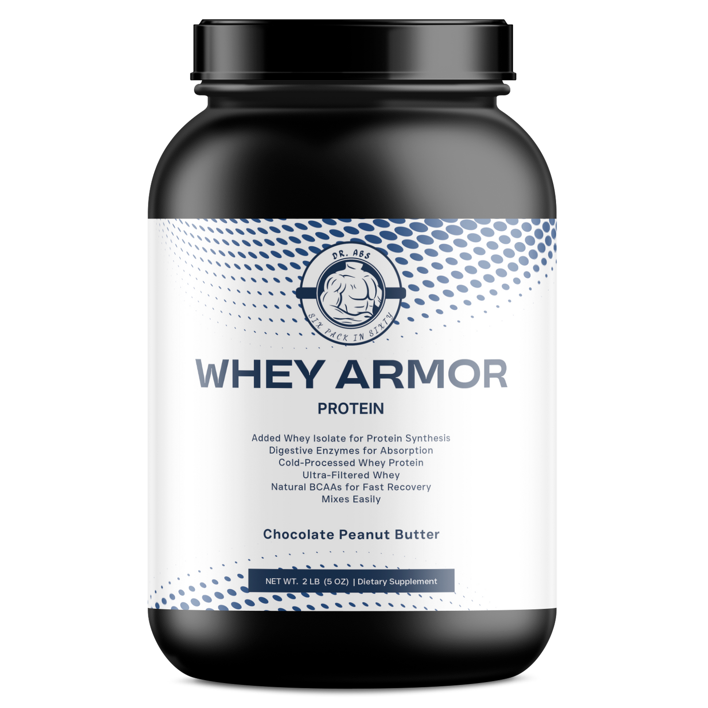2lb Whey Armor Protein Chocolate Peanut Butter