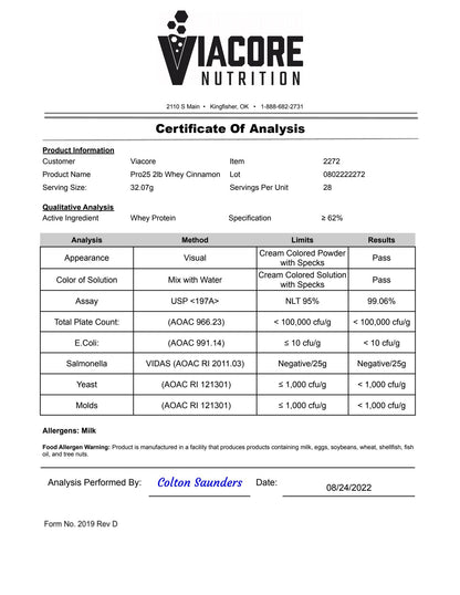 2lb Whey Cinnamon Swirl – 28 servings
