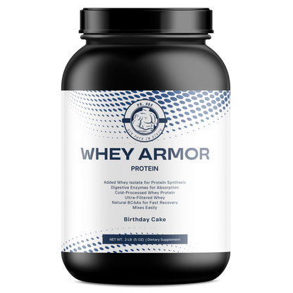 2lb Whey Armor Protein Birthday Cake