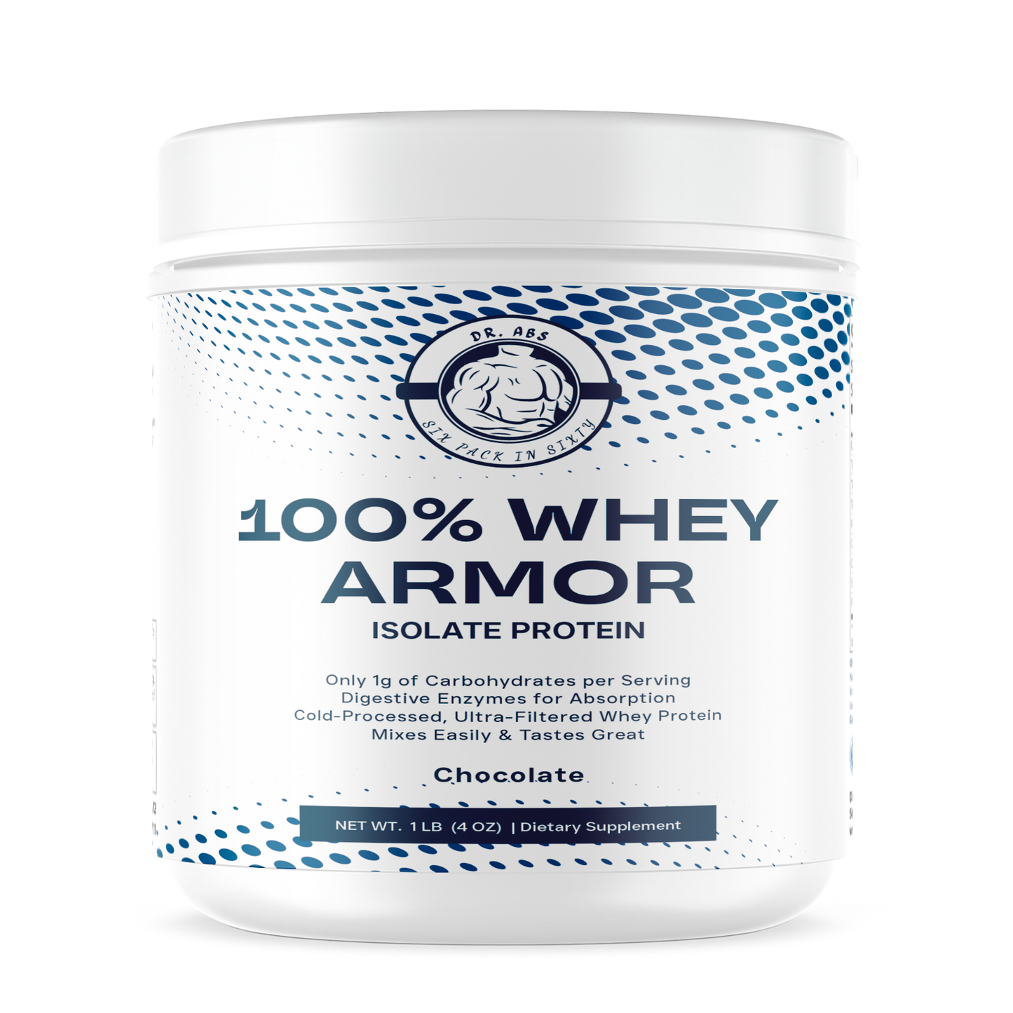 1lb 100% Whey Armor Isolate Protein Chocolate