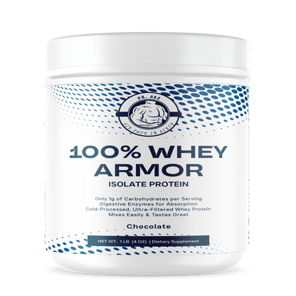 1lb 100% Whey Armor Isolate Protein Chocolate