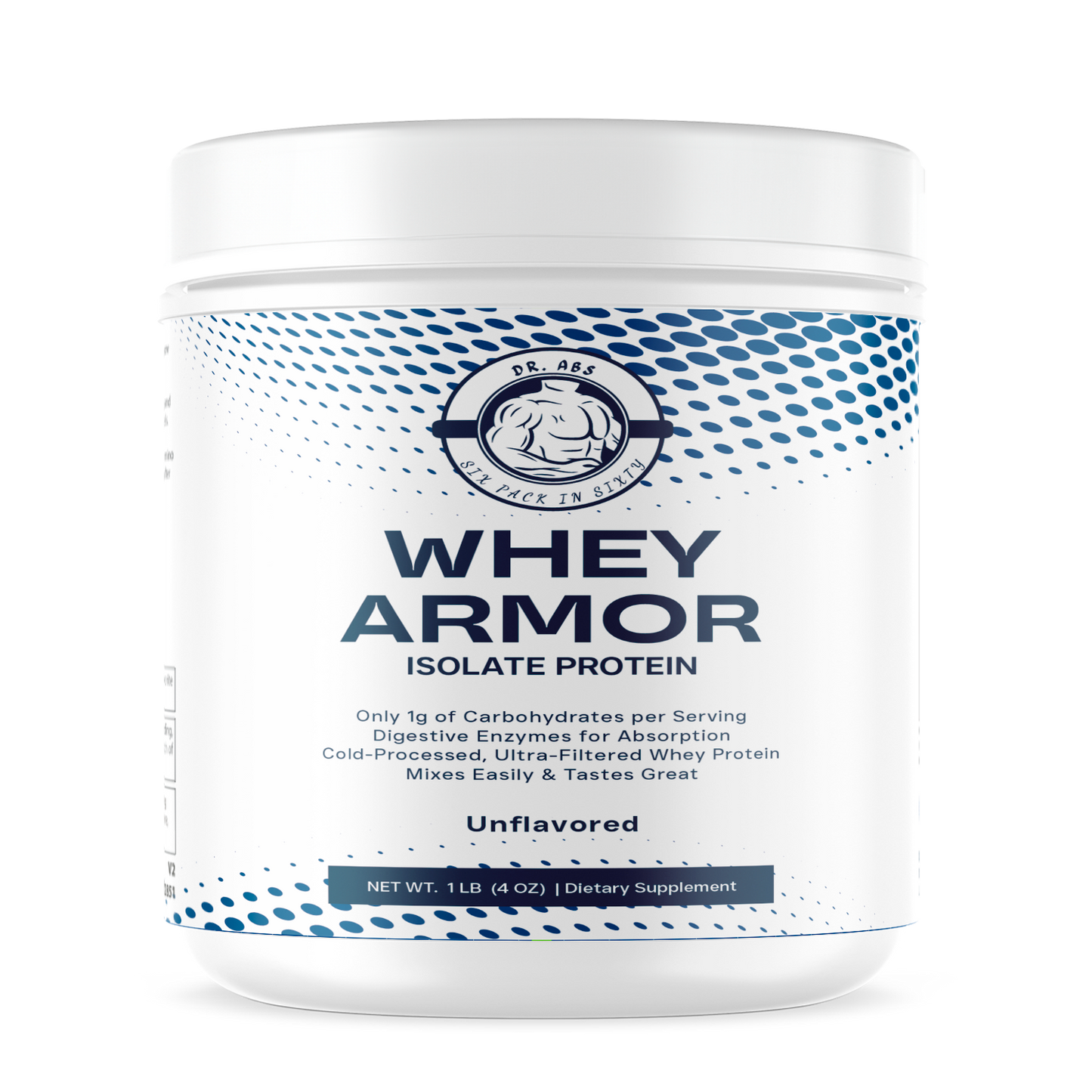 1lb Whey Armor Isolate Protein Unflavored