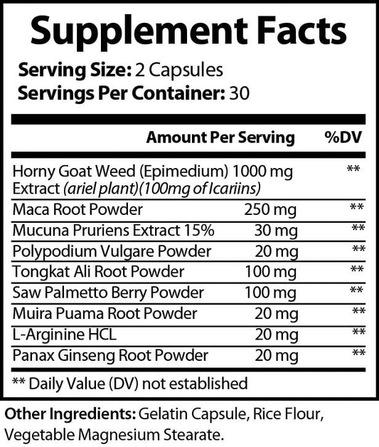 Horny Goat Weed Extract Formula