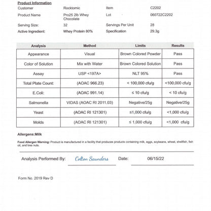 Whey Protein Blend (Chocolate Milkshake)