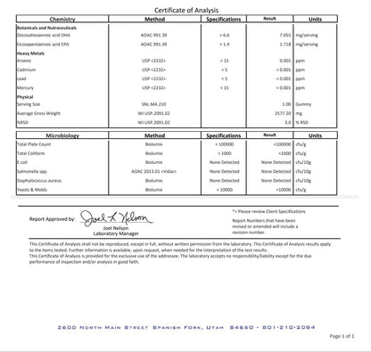 Omega 3, 6, 9 Gummies