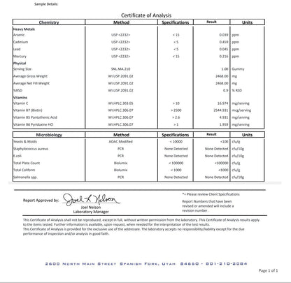 Hair Vitamin Gummies