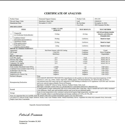 Premium Women's Hormonal Support Gummies