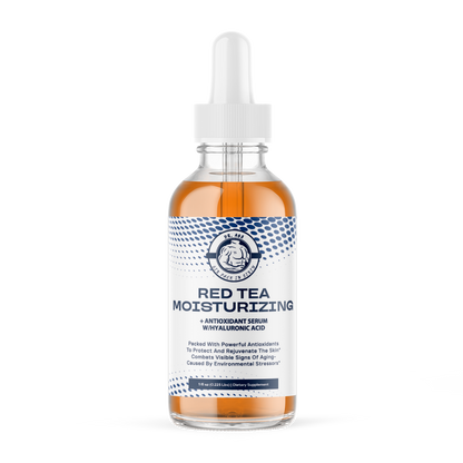 Red Tea Moisturizing + Antioxidant Serum w/Hyaluronic Acid, USA Made